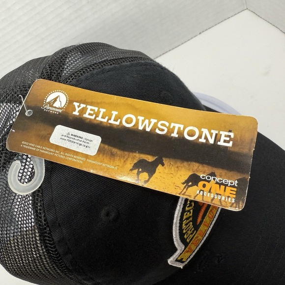 Yellowstone Protect The Family Snapback Hat Mesh Trucker Cap Distressed Patch - Picture 10 of 10